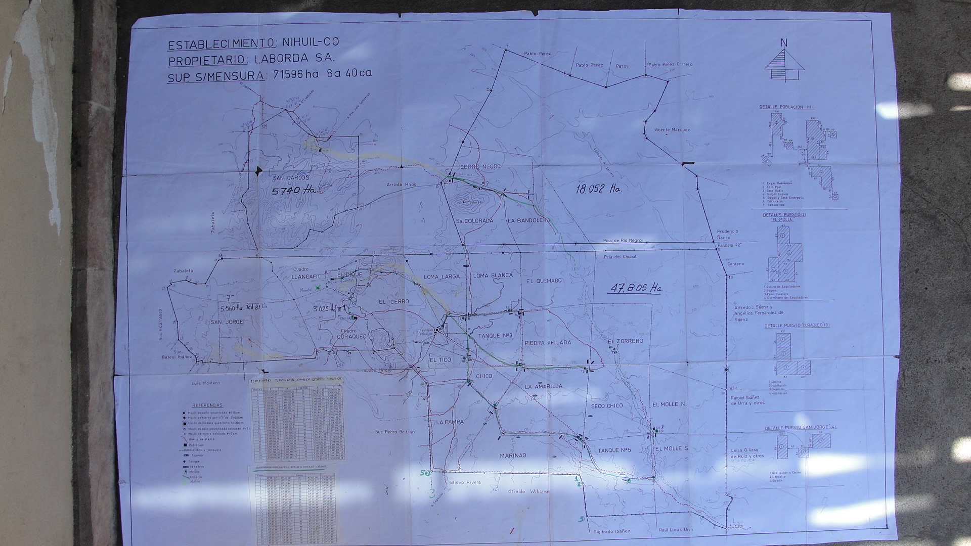 71600 HECTARS (179000 ACRES) SHEEPS / GOLD / WATER / BLUE STONE