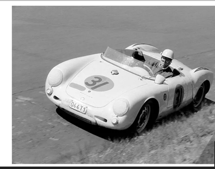 PORSCHE 550 SPYDER , LONG RACING HISTORY : SOLD !!!