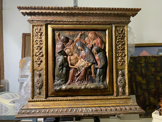 DONATELLO RELIEF 47 CM X 42 CM 