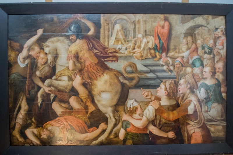 FRANS FLORIS OVER OAK PANELING